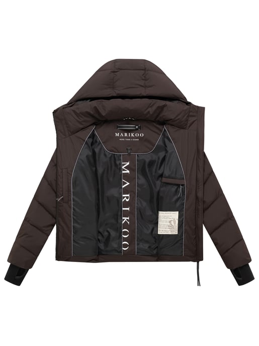 Chaqueta acolchada de mujer Marikoo Yukanii con capucha y ajuste femenino - Image 5
