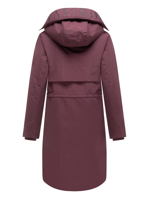 Abrigo de invierno Marikoo con capucha y cordón en la cintura – Anoukaa - Image 4
