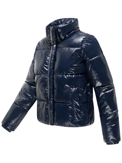 Chaqueta acolchada de invierno Marikoo Skyraa para mujer con capucha y diseño brillante - Image 4