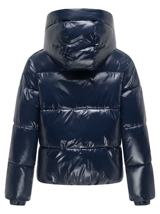 Chaqueta acolchada de invierno Marikoo Skyraa para mujer con capucha y diseño brillante - Image 5