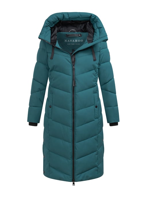 Abrigo acolchado de invierno para mujer Navahoo Smacking Bear - cálido y elegante - Image 1