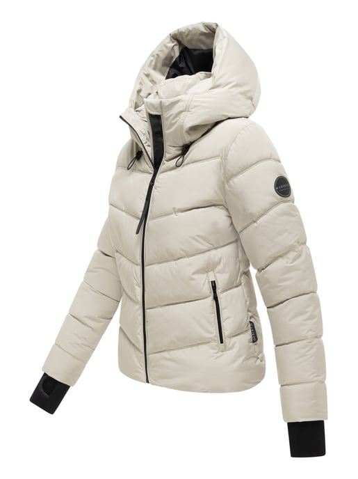 Chaqueta acolchada de mujer Marikoo Yukanii con capucha y ajuste femenino - Image 3