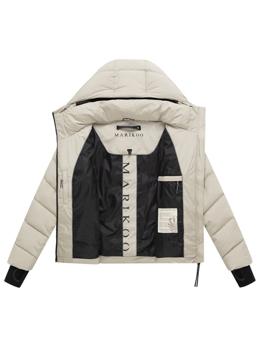 Chaqueta acolchada de mujer Marikoo Yukanii con capucha y ajuste femenino - Image 5