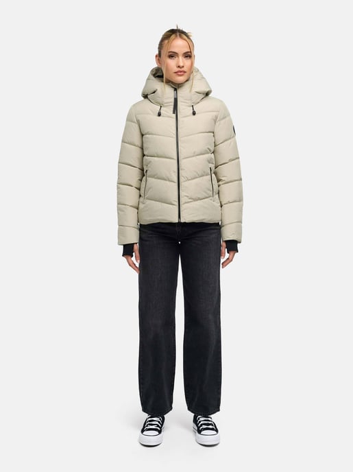 Chaqueta acolchada de mujer Marikoo Yukanii con capucha y ajuste femenino - Image 6