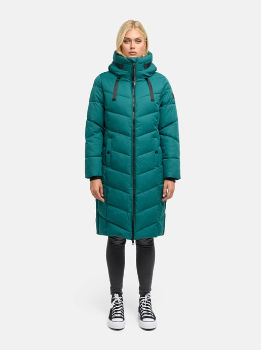Abrigo acolchado de invierno para mujer Navahoo Smacking Bear - cálido y elegante - Image 6