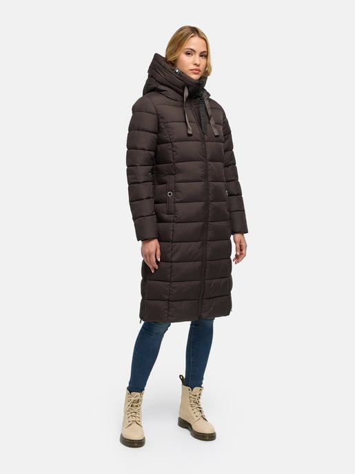 Abrigo acolchado de invierno mujer Navahoo Mondmädchen con capucha y forro polar - Image 6