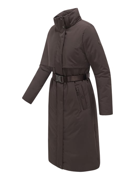 Parka de invierno para mujer WALDBUMMLER de Navahoo – impermeable y elegante con cinturón - Image 3