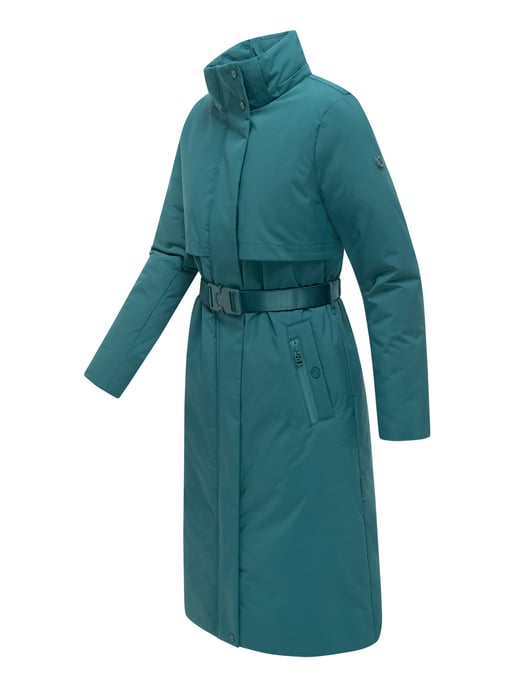 Parka de invierno para mujer WALDBUMMLER de Navahoo – impermeable y elegante con cinturón - Image 3