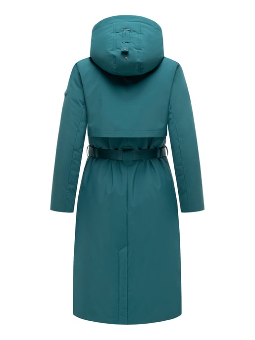 Parka de invierno para mujer WALDBUMMLER de Navahoo – impermeable y elegante con cinturón - Image 4