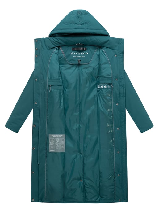 Parka de invierno para mujer WALDBUMMLER de Navahoo – impermeable y elegante con cinturón - Image 5