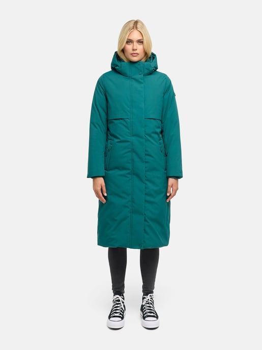 Parka de invierno para mujer WALDBUMMLER de Navahoo – impermeable y elegante con cinturón - Image 6