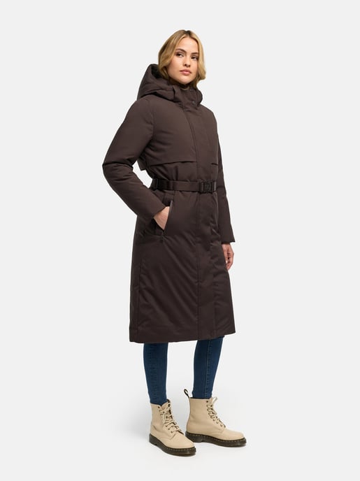 Parka de invierno para mujer WALDBUMMLER de Navahoo – impermeable y elegante con cinturón - Image 6
