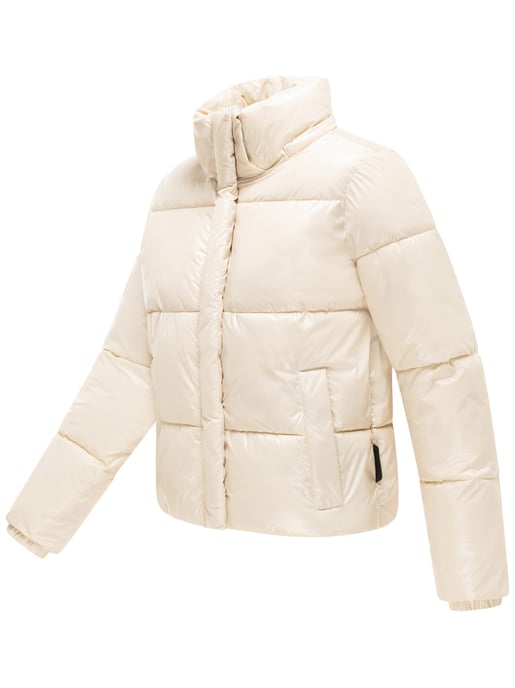 Chaqueta acolchada de invierno Marikoo Skyraa para mujer con capucha y diseño brillante - Image 4