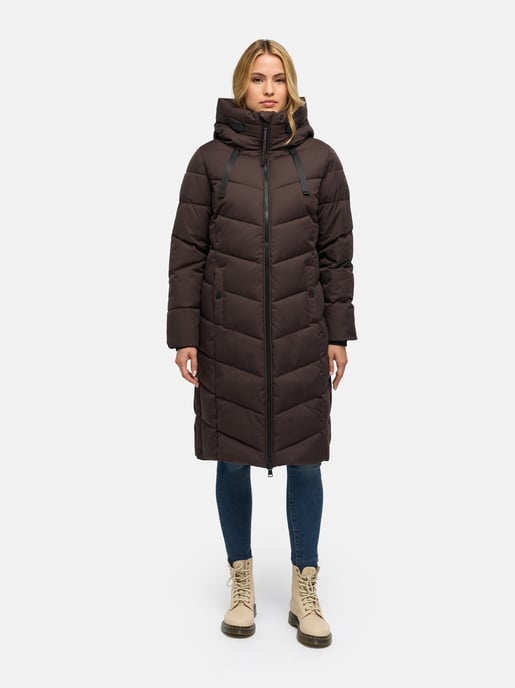 Abrigo acolchado de invierno para mujer Navahoo Smacking Bear - cálido y elegante - Image 6
