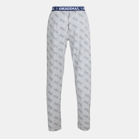 Penguin Penguin Stretch Winist Grey Mens Lounge Jersey Pajamas Bottoms MLHPE830 - Image 2