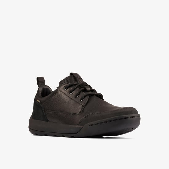 AshcombeLoGTX Black Leather Zapatos - Image 3
