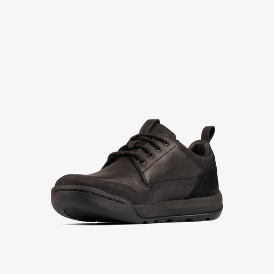 AshcombeLoGTX Black Leather Zapatos - Image 4