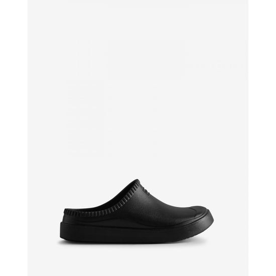 Hunter In/Out Bloom Algae Zuecos unisex negros - Image 5