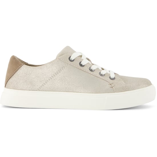 TOMS Kameron Leather Women's Silver Trainers - Image 5