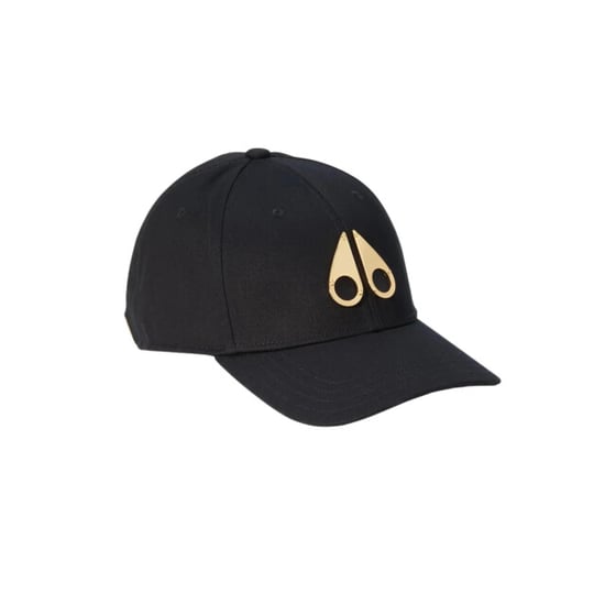 Moose Knuckles Mens Gold Logo Icon Cap Black - Image 4