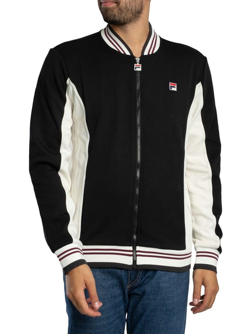 Fila Chaqueta Deportiva De Béisbol Settanta, Negro - Image 1