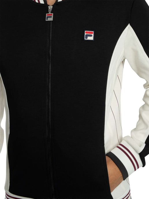 Fila Chaqueta Deportiva De Béisbol Settanta, Negro - Image 4