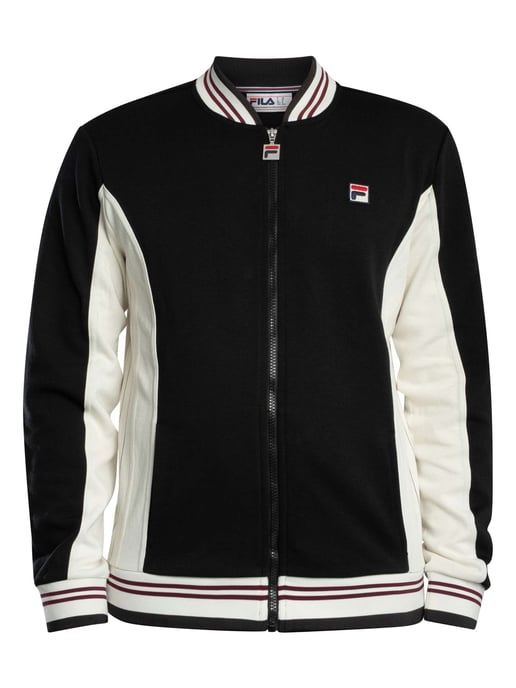 Fila Chaqueta Deportiva De Béisbol Settanta, Negro - Image 5
