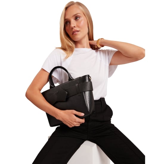 Bolso Tote Negro Jimsa Con Lazo Y Nudo De Ted Baker - Image 1