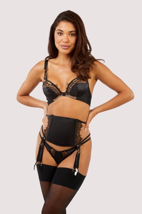 PPW3205 Playful Promises Wren Mesh and Satin Waspie - Image 5