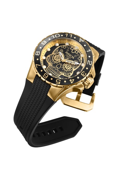 Invicta Aviator 36856 Reloj de Hombre - Movimiento de Cuarzo - Acero Inoxidable con Esfera Negra - 50 mm - Image 2