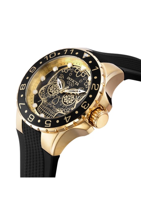 Invicta Aviator 36856 Reloj de Hombre - Movimiento de Cuarzo - Acero Inoxidable con Esfera Negra - 50 mm - Image 3
