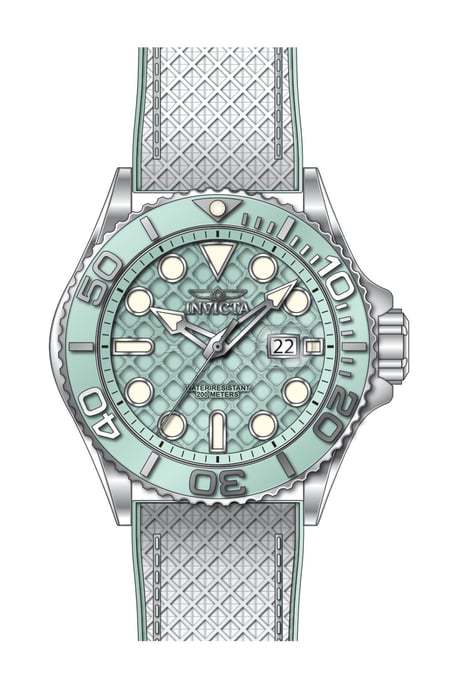 Invicta Grand Diver 51083 Reloj para Hombre - Movimiento de Cuarzo - Acero Inoxidable con Esfera Azul - 48 mm - Image 2