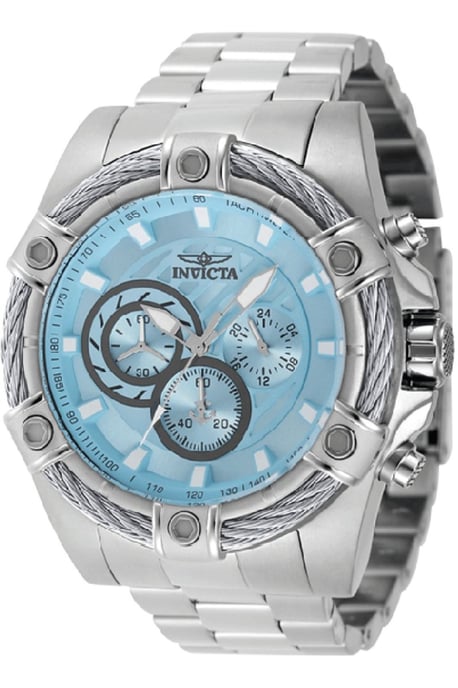 Invicta Bolt 69796 Reloj de Hombre - Movimiento de Cuarzo - Acero con Esfera Azul - 52 mm - Image 1
