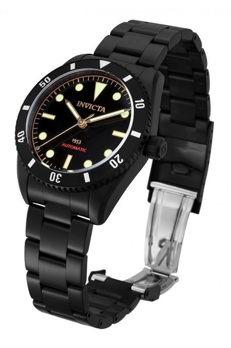 Invicta VINTAGE Pro Diver 34337 Reloj de Hombre - Movimiento Automático - Acero Inoxidable con Esfera Negra - 40 mm - Image 2