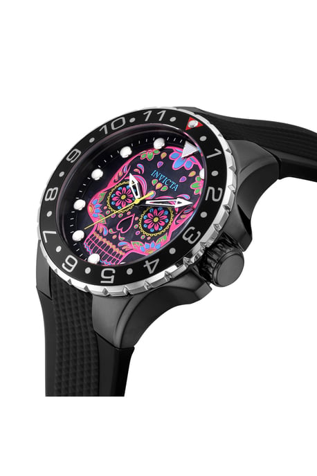Invicta Aviator 36854 Reloj de Hombre - Movimiento de Cuarzo - Acero Inoxidable con Esfera Rosa - 50 mm - Image 3