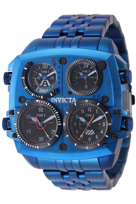 Invicta Aviator - Zulu Time 50655 Reloj de Hombre - Movimiento de Cuarzo - Acero Inoxidable con Esfera Negra - 50 mm - Image 1