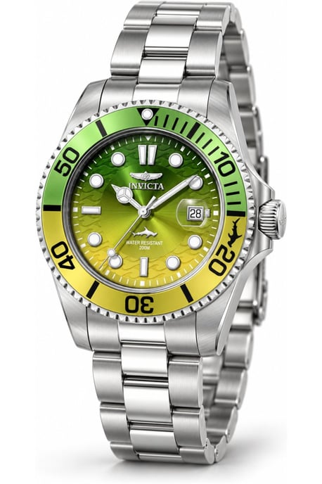Invicta Pro Diver 50896 Reloj de hombre - Movimiento de cuarzo - Acero inoxidable con esfera amarilla - 42 mm - Image 1