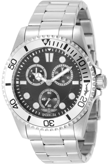 Invicta Pro Diver 51140 Reloj de Hombre - Movimiento de Cuarzo - Acero Inoxidable con Esfera Negra - 43 mm - Image 1