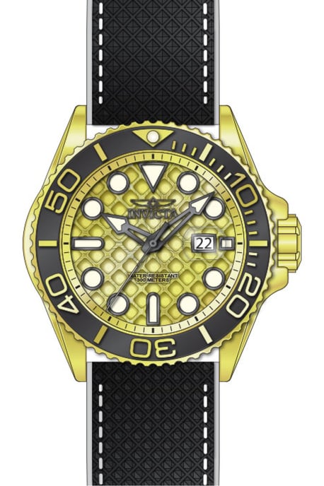Invicta Grand Diver 51088 Reloj de Hombre - Movimiento de Cuarzo - Acero Inoxidable con Esfera Dorada - 48 mm - Image 2