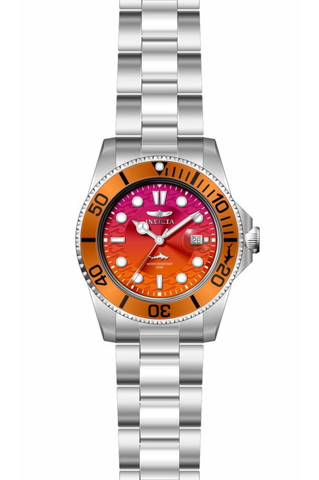 Invicta Pro Diver 50898 Reloj de Hombre - Movimiento de Cuarzo - Acero Inoxidable con Esfera Naranja - 42 mm - Image 2