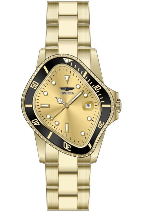 Invicta Artist 51005 Reloj de Hombre - Movimiento de Cuarzo - Acero Inoxidable con Esfera Dorada - 40 mm - Image 1