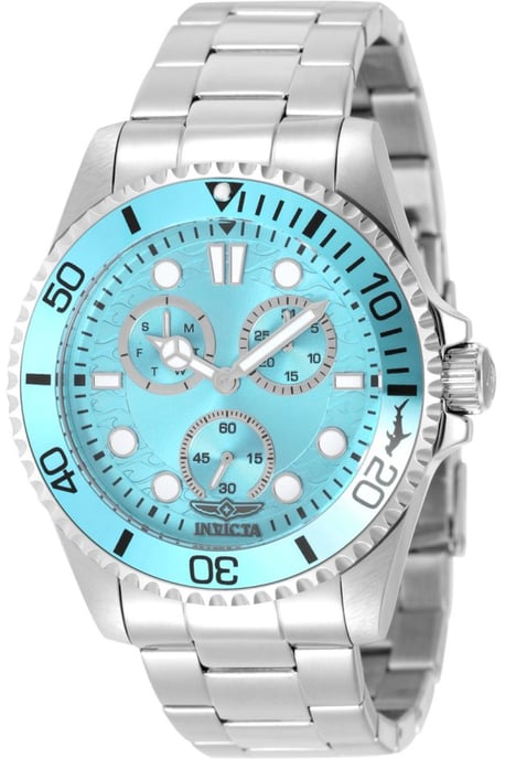 Invicta Pro Diver 51139 Reloj de Hombre - Movimiento de Cuarzo - Acero Inoxidable con Esfera Azul - 43 mm - Image 1