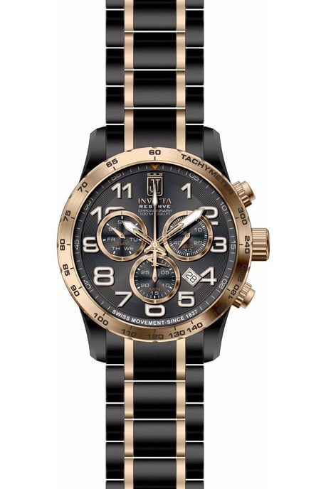 Invicta Jason Taylor 51262 Reloj de hombre - Movimiento de cuarzo - Acero inoxidable con esfera negra - 48 mm - Image 1