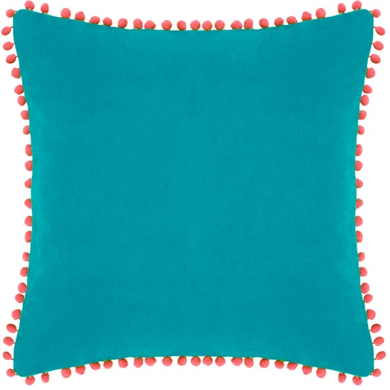 Pompón de Terciopelo 45X45 Pcu Verde Azulado/Cor - Image 2
