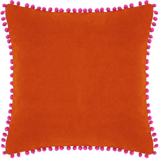 Pompon de Terciopelo 45X45 Pcu Org/Fucsia - Image 2