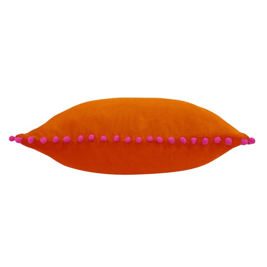 Pompon de Terciopelo 45X45 Pcu Org/Fucsia - Image 3