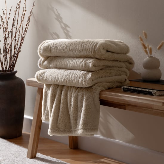 furn. Kallu Double-Sided Faux-Fur Throw - Image 3