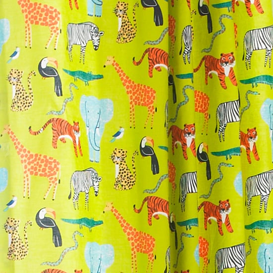 Cortinas con pliegues de lápiz impresas Jungletastic en multicolor - Image 4