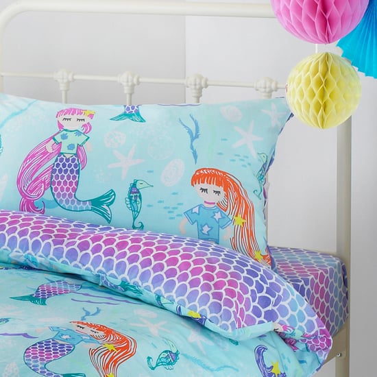 Juego de edredón de sirena multicolor - Image 2