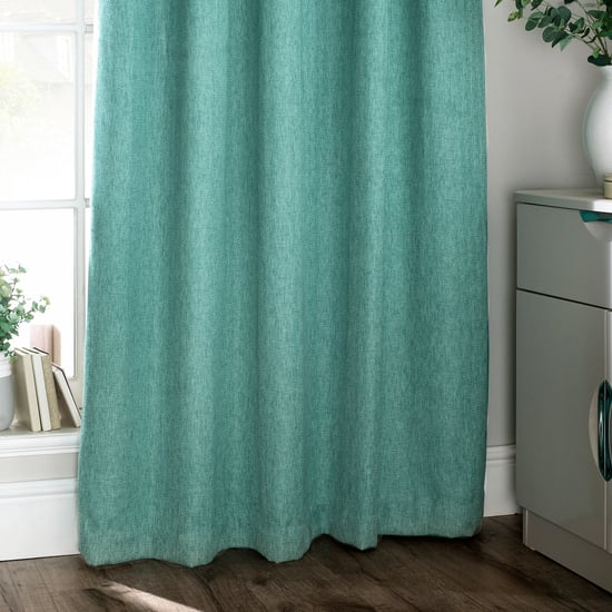 Cortinas con pliegues en lápiz de espiga Harrison en marino - Image 3